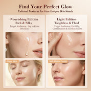 Woman Applying HKH Plant Retinol TIME CAPSULE Serum Anti-Aging Wrinkle Reduction Skincare Routine